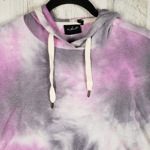 Out From Under Urban Outfitters Tie Dye Crop Hoodie Sweatshirt Women's Size XS - Picture 2 of 11